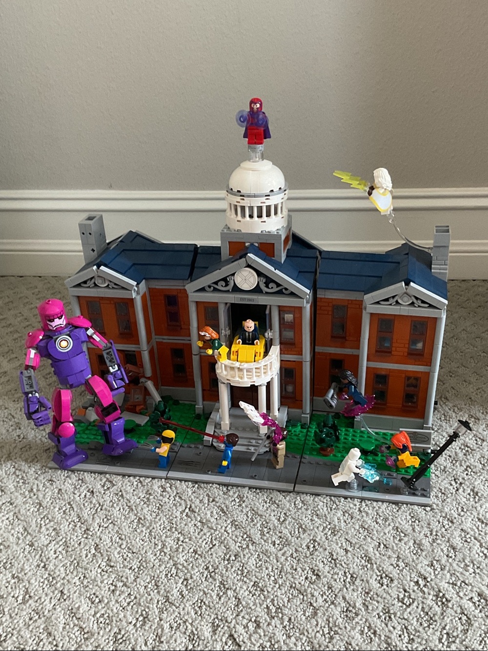 Lego Purple and Pink Superhero School Playset